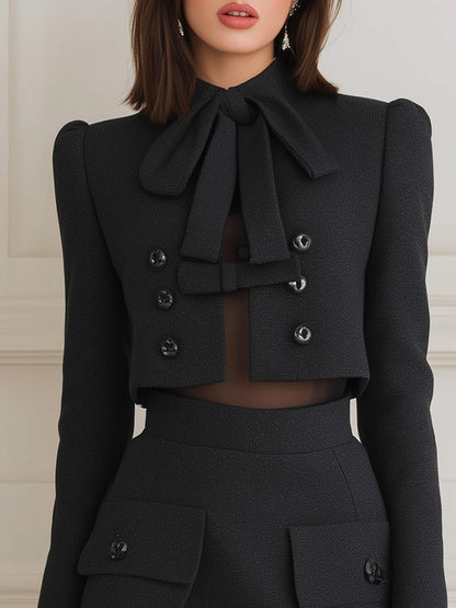 Black Bow Temperament Pocket Set